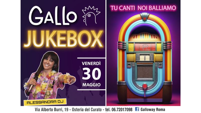 Eventi Maggio Galloway Roma